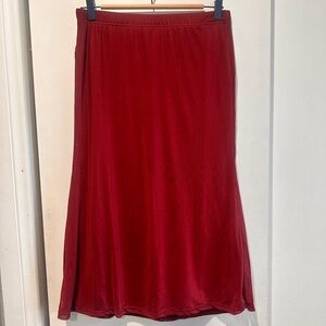 SHEIN Vibrant Red A-Line Skirt